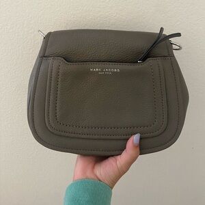 Marc Jacobs Khaki Leather Crossbody Bag